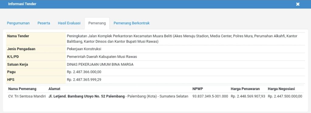 Modus dan Sengkarut Dana CSR 9,5M Stadion Musirawas