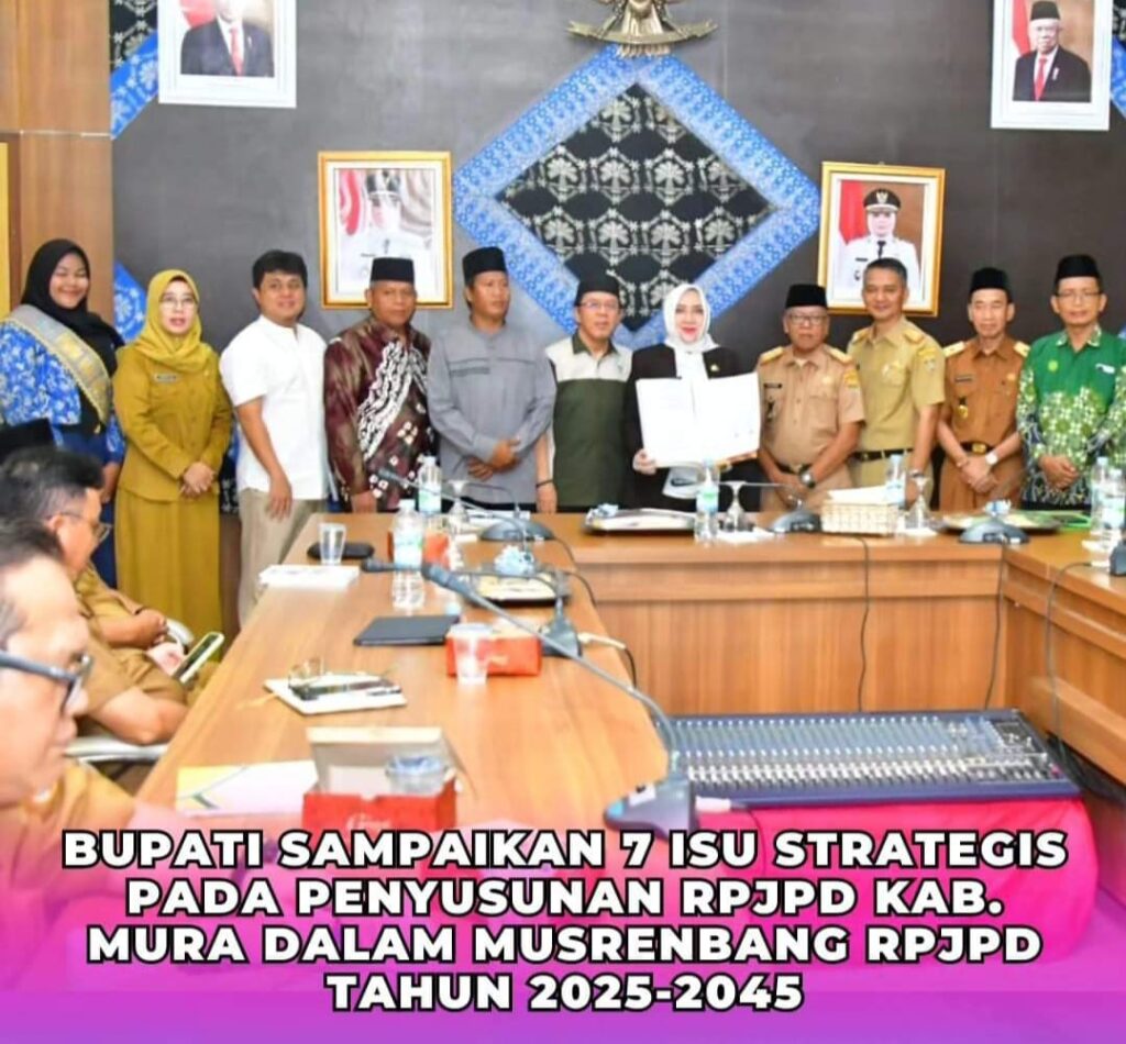 Bupati Mura Sampaikan 7 Isu Strategis RPJPD