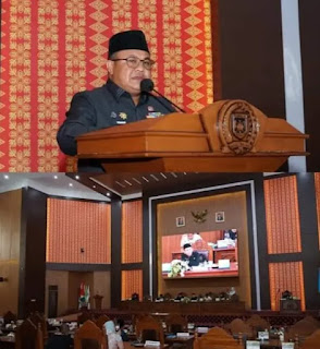 Rapat Paripurna DPRD Lubuklinggau Eksekutif Sampaikan Nota Keuangan 2024