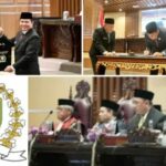 Andie, Raden, Nopi dan Ilyas Pimpinan DPRD Sumsel Periode 2024-2029